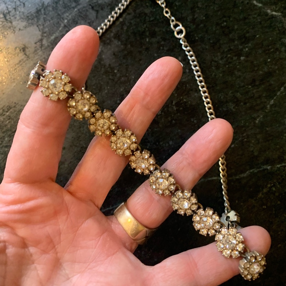 J CREW | Rhinestone Necklace - Picture 2 of 6